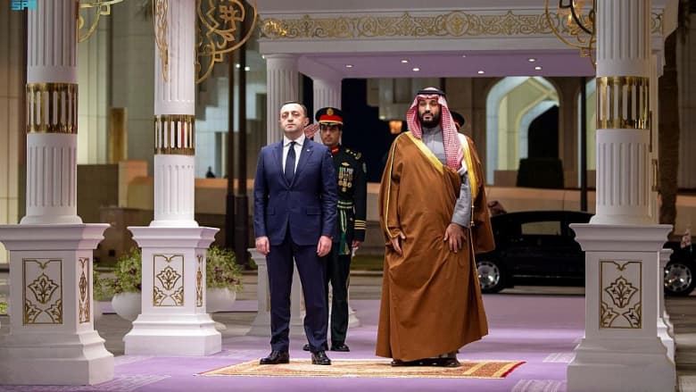 ولي العهد السعودي مع رئيس وزراء جورجيا في الرياض 