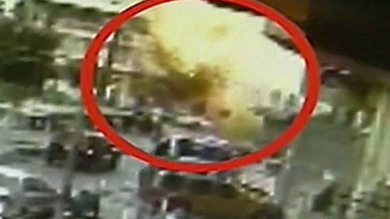فيديو يظهر لحظة التفجير بمعقل حزب الله