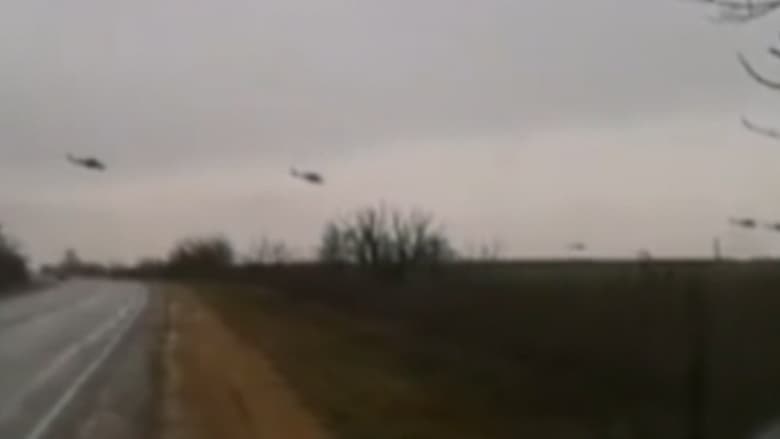 بالفيديو.. طائرات روسية تحلق في أجواء أوكرانيا