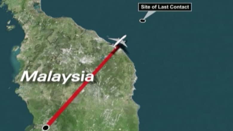  هذا هو مسار الطائرة الماليزية المنكوبة.. بحسب المحققين البريطانيين