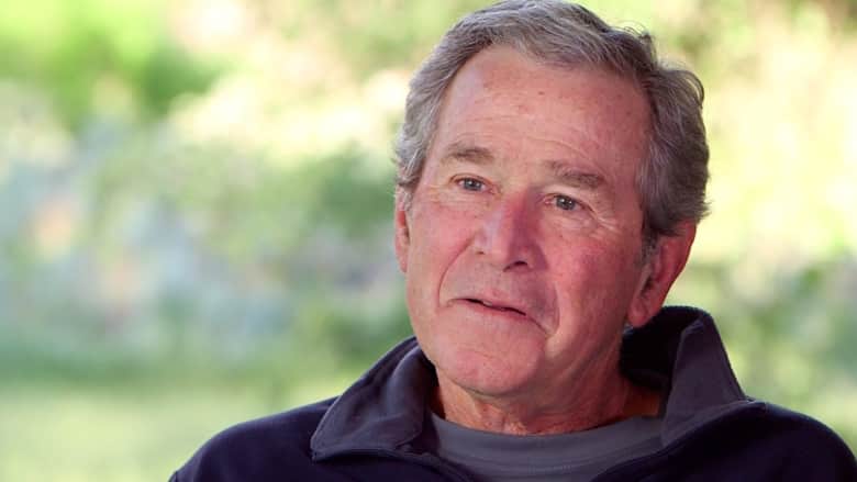 في مقابلة حصرية لـ CNN  جورج بوش يتمنى أن يترشح أخوه للرئاسة
