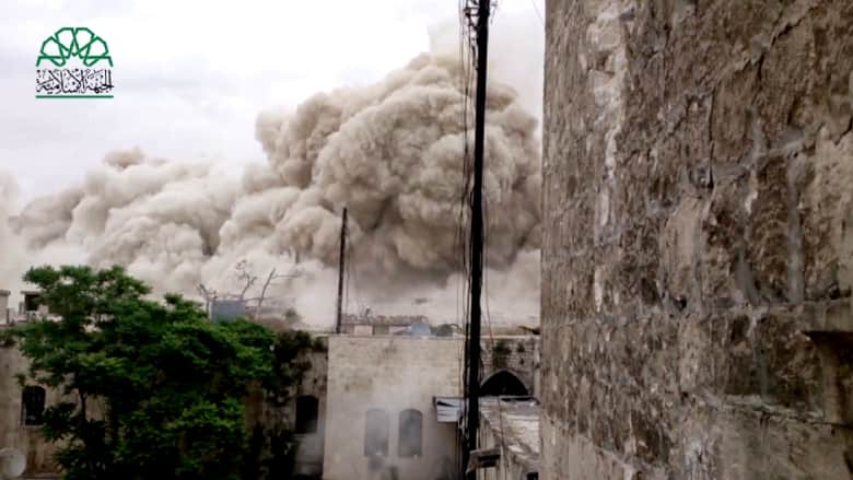 انفجار بفندق في حلب يقتل 14 جندي من قوات بشار الأسد