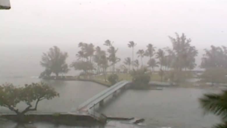 فيديو فاصل زمني يظهر العاصفة التي ضربت هاواي