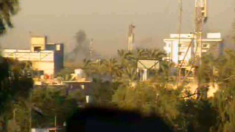 بالفيديو..  انفجار سيارة مفخخة على طريق مزدحم بوسط بغداد