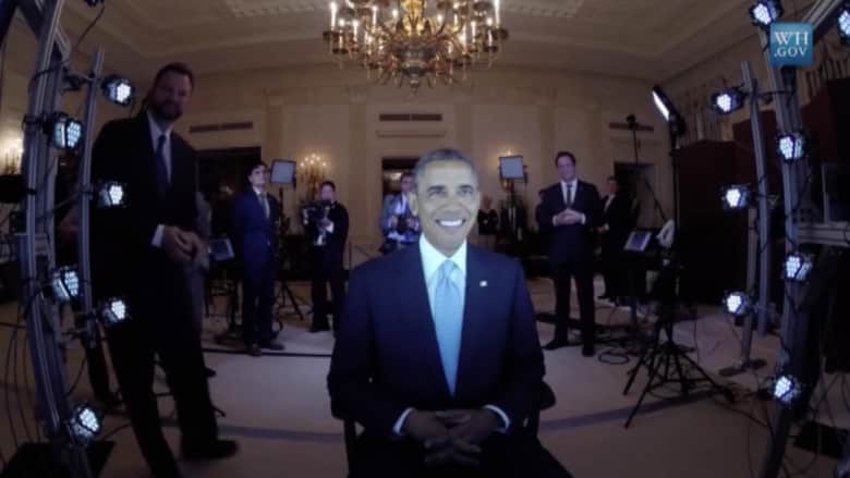 بالفيديو.. أوباما يستعد لصنع تمثال ثلاثي الأبعاد له
