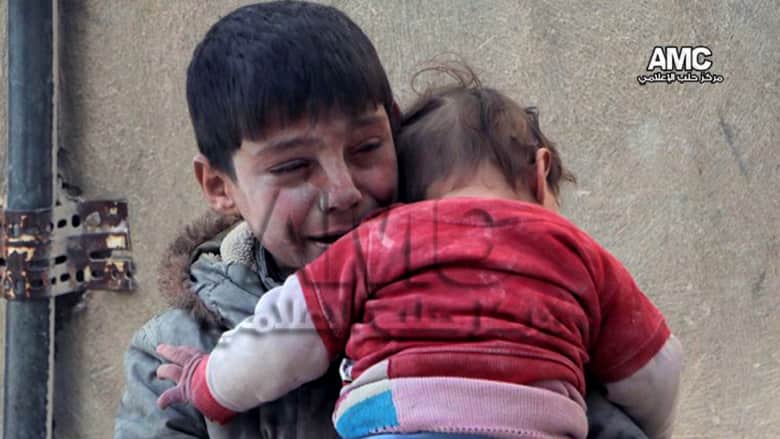 مأساة سوريا دليل تذرفها دموع أطفالها