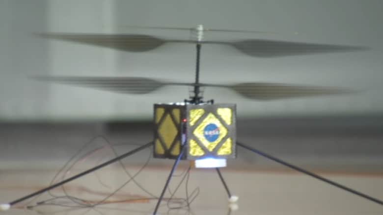 شاهد.. المروحية التي تطورها "ناسا" للتحليق بأجواء المريخ 