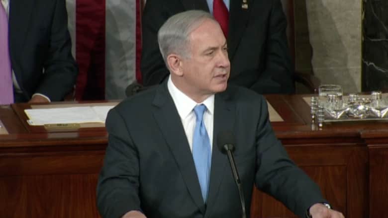 نتنياهو أمام الكونغرس: إيران مسؤولة عن إثارة الفوضى بالشرق الأوسط وتسيطر الآن على 4 عواصم عربية
