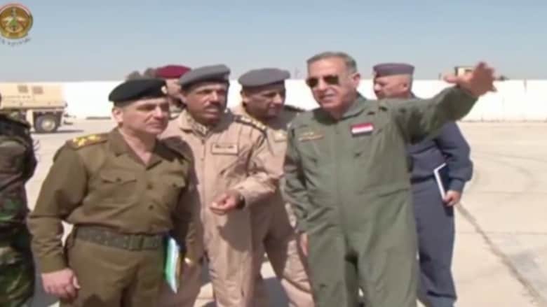 بالفيديو.. وزير الدفاع العراقي يشرف على الضربات ضد داعش بتكريت