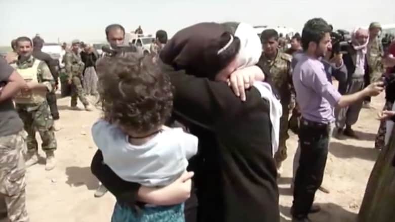 بالفيديو.. داعش يطلق سراح 216 محتجزا أيزيديا في كركوك