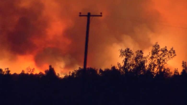 حرائق غابات تهدد سكان 300 منزل في كاليفورنيا
