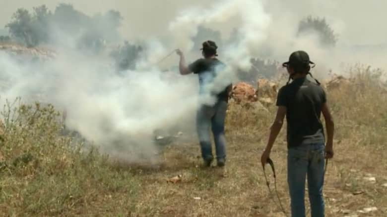 كاميرا CNN ترصد المواجهات بين الفلسطينيين والقوات الإسرائيلية في ذكرى"النكبة"