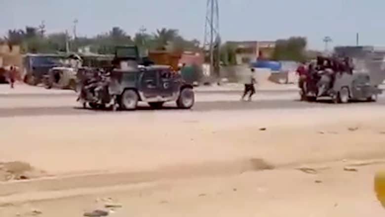 بالفيديو.. تراجع الجيش العراقي من الرمادي مع تقدم داعش
