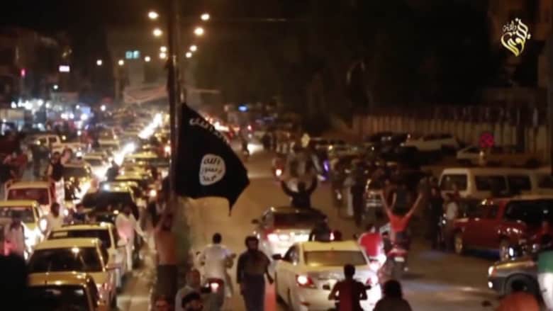 بالفيديو.. أنصار داعش في الموصل يحتفلون بسقوط الرمادي