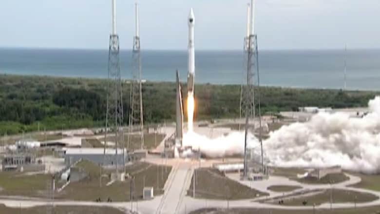 بالفيديو.. لحظة إطلاق صاروخ " أطلس 5 " إلى الفضاء