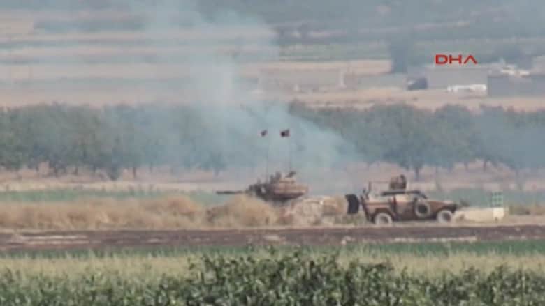 بالفيديو.. اشتباكات الجيش التركي مع مقاتلي "داعش" قرب الحدود السورية