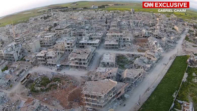 مشاهد الدمار في كوباني من السماء.. لهذا السبب هربت عائلة آلان الكردي