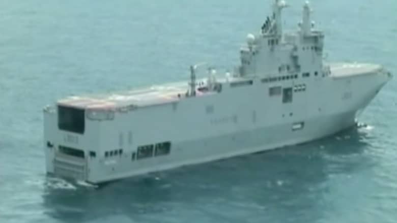 بالفيديو.. هولاند: بيع سفينتي "ميسترال" إلى مصر بدلاً من روسيا لا يكلف فرنسا أي خسارة مادية