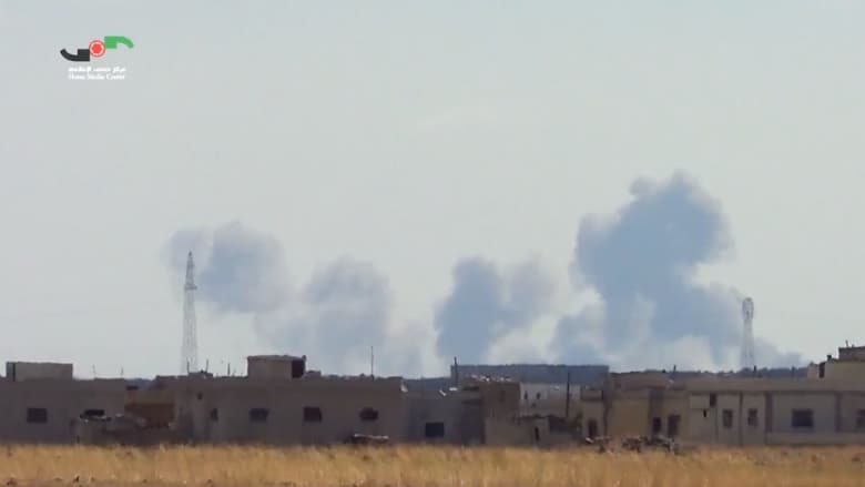 بالفيديو.. مقاتلات روسية تنفذ أولى غاراتها في سوريا