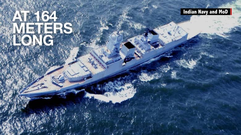 الهند تبني أحدث سفنها الحربية