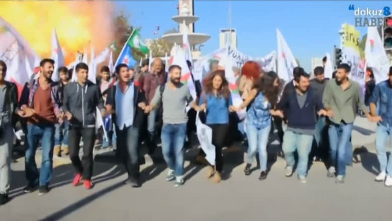 بالفيديو.. لحظة وقوع انفجار أنقرة بتركيا