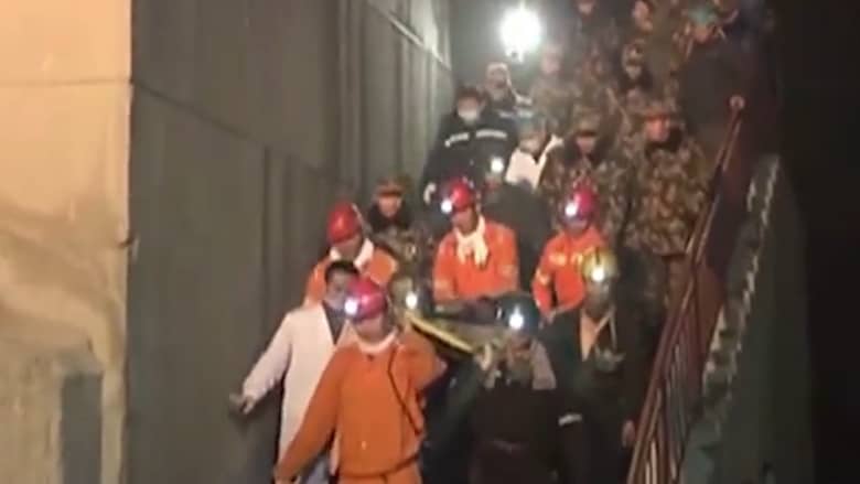 بالفيديو: انهيار منجم للجبس في الصين والسلطات تسابق الزمن لإنقاذ العالقين تحت الأرض