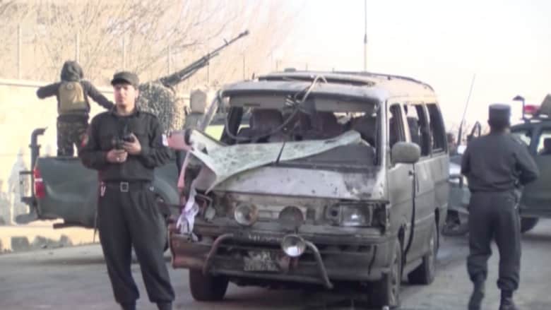 بالفيديو: طالبان تعلن مسؤوليتها عن تفجير سيارة بالقرب من مطار كابول