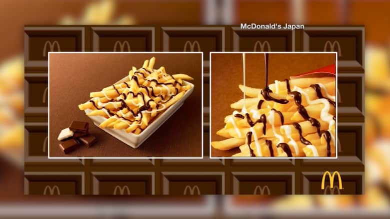 لفترة محدودة من “مكدونالدز”.. بطاطس مقلية مغطاة بالشوكولاتة في اليابان!