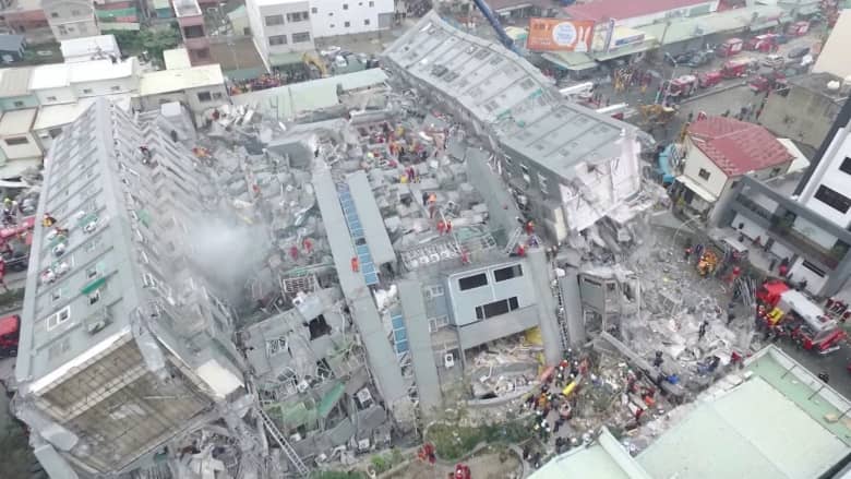 بالفيديو: زلزال تايوان المدمّر يُخلف 18 قتيلاً