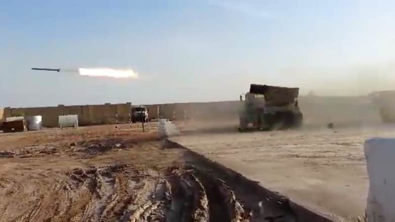 شاهد.. الجيش العراقي يقصف مواقع "داعش" بصواريخ غراد