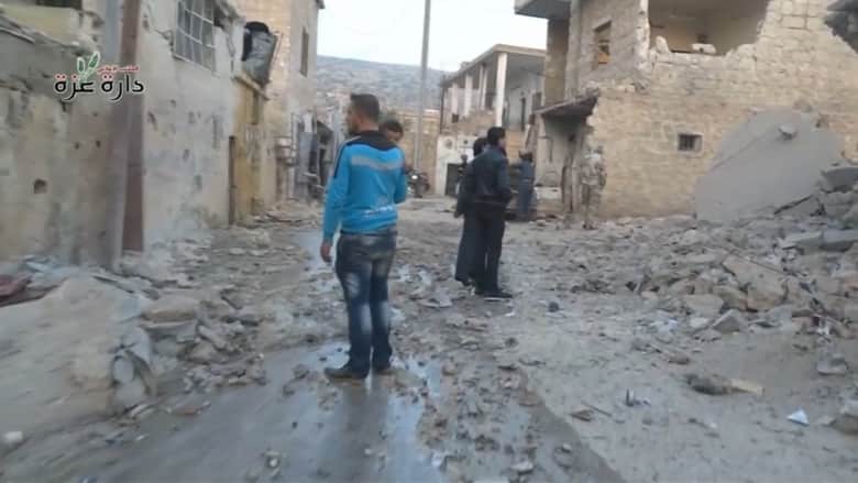 بالفيديو: غارات تضرب 6 بلدات في حلب بعد يوم من بدء سريان "وقف الأعمال العدائية"