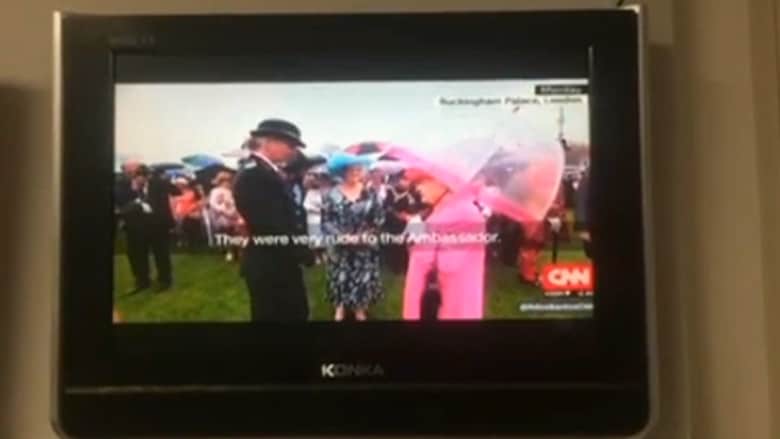 بالفيديو: حجب جزئي لتغطية CNN أثناء تعليقات الملكة إليزابيث عن فظاظة مسؤولين صينيين