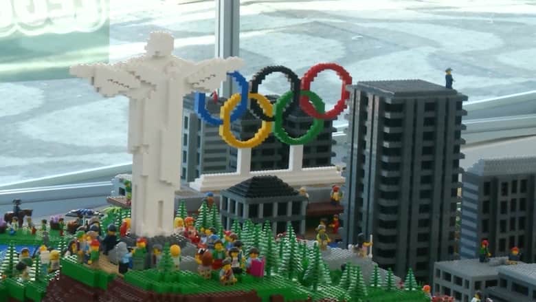 شركة ليغو تصنع مجسماً لأولمبياد ريو قبل المباريات