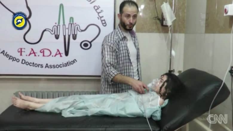 حي السكري بحلب يضرب بالكيماوي.. واتهام نظام الأسد بالهجوم