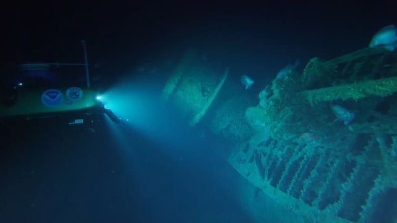 العثور على حطام سفينتين غرقتا في الحرب العالمية الثانية