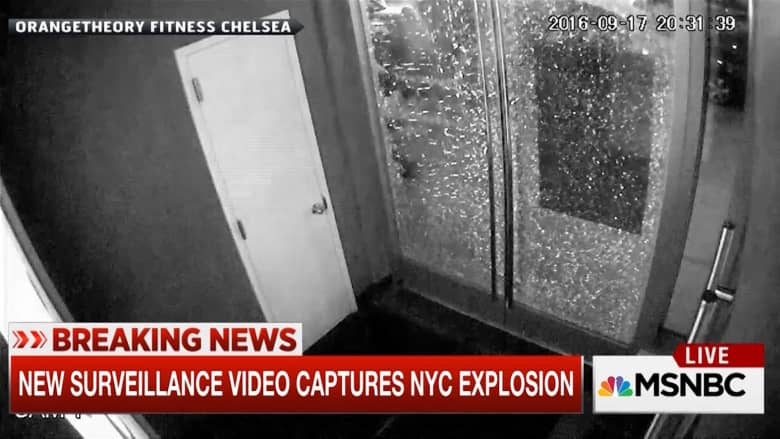 شاهد لحظة وقوع انفجار مانهاتن من كاميرات مراقبة