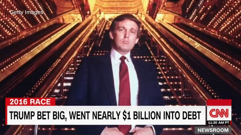 ديون ترامب في التسعينيات بلغت مليارات الدولارات