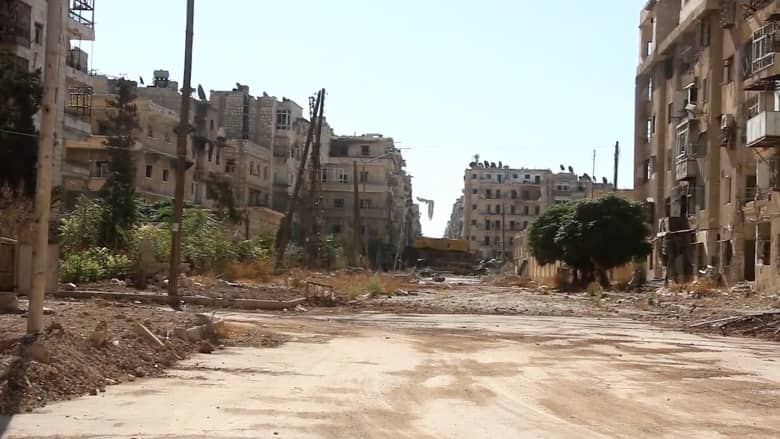  شوارع مهجورة في حلب خوفاً من القناصة والقصف 