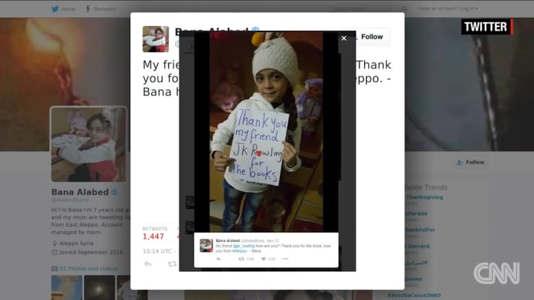 جاي كاي رولينغ ترسل "هاري بوتر" لطفلة في حلب
