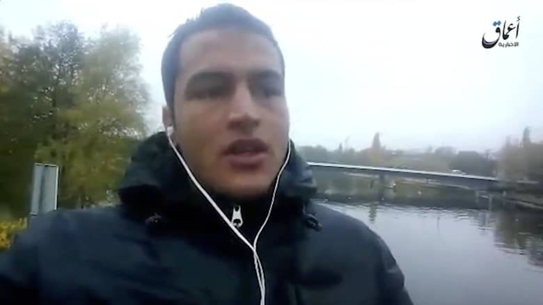 المشتبه به بهجوم برلين يظهر في شريط فيديو وهو يعلن الولاء لداعش