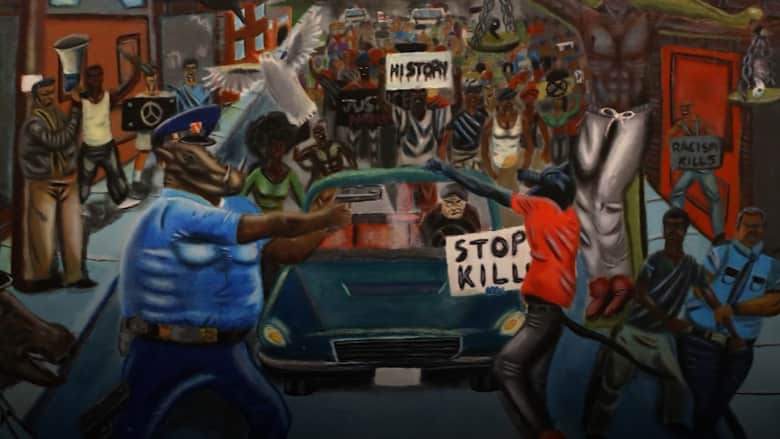 إزالة لوحة فنية عن حقوق السود وأحداث "فيرغسون" من مبنى "الكابيتول"