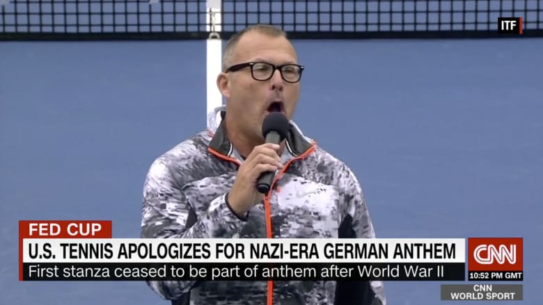 أمريكا تعتذر لألمانيا بعد غناء النشيد النازي في بطولة للتنس