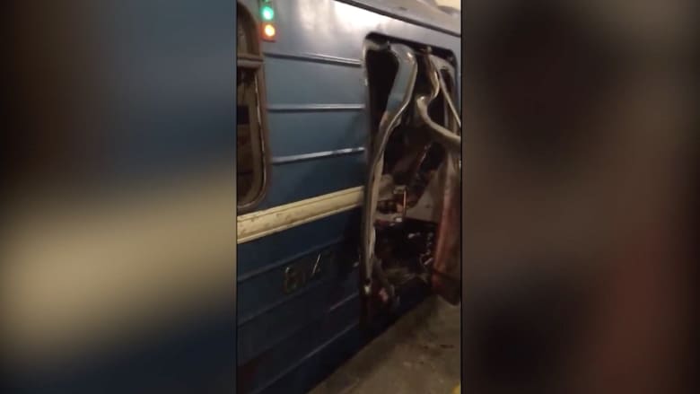 لحظات الرعب بين ركاب المترو بعد انفجار سان بطرسبرغ
