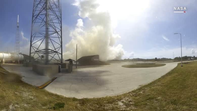 شاهد.. أول فيديو 360 لإطلاق صاروخ!