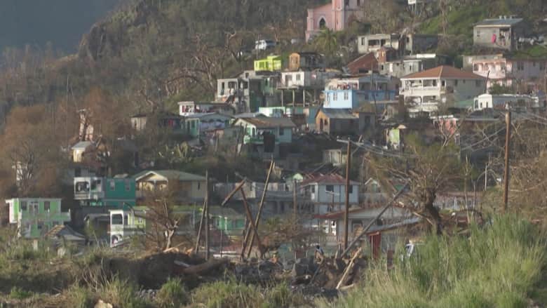 نظرة أولى لـCNN في جزيرة دومينيكا بعد إعصار ماريا