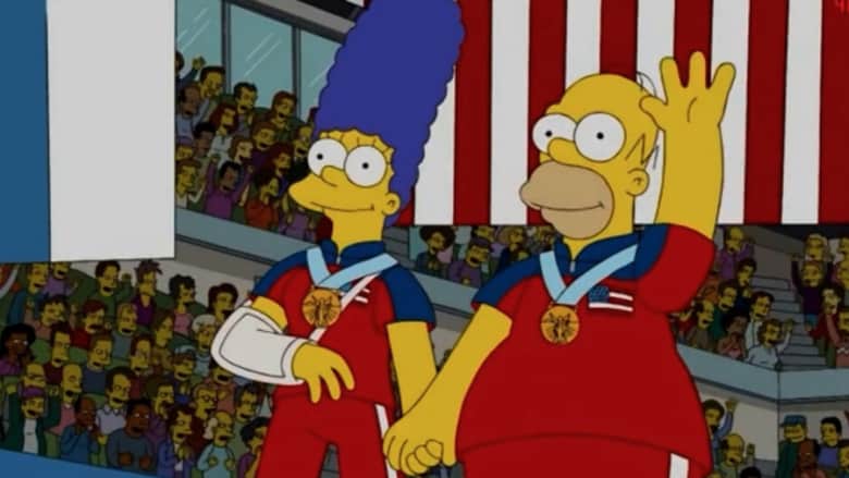 "The Simpsons" يتوقع فوز أمريكا بالميدالية الذهبية على السويد قبل 8 أعوام