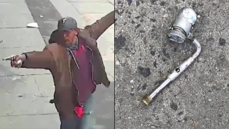 شاهد.. رجل أسود يلقى حتفه برصاص شرطة نيويورك لتلويحه بأنبوب