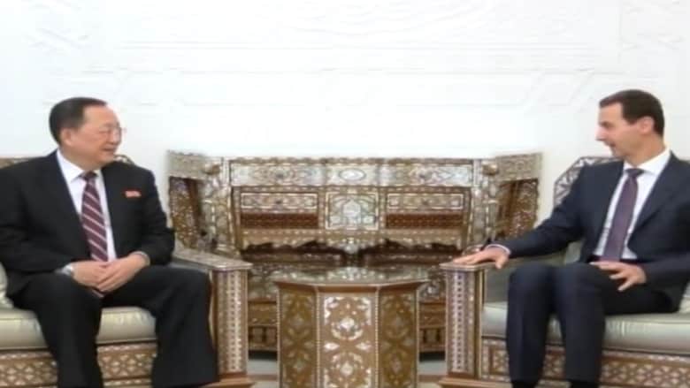 وزير خارجية بيونغ يانغ يلتقي الأسد: نهنئكم على انتصاراتكم