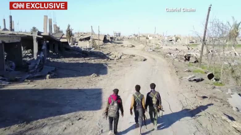 مشاهد حصرية للدمار الذي خلفه قتال داعش بـ"هجين" السورية