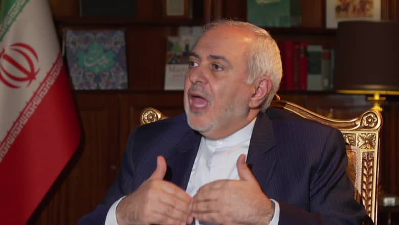 ظريف لـCNN: إيران لن تتفاوض مع أمريكا حتى تظهر "احترام" طهران